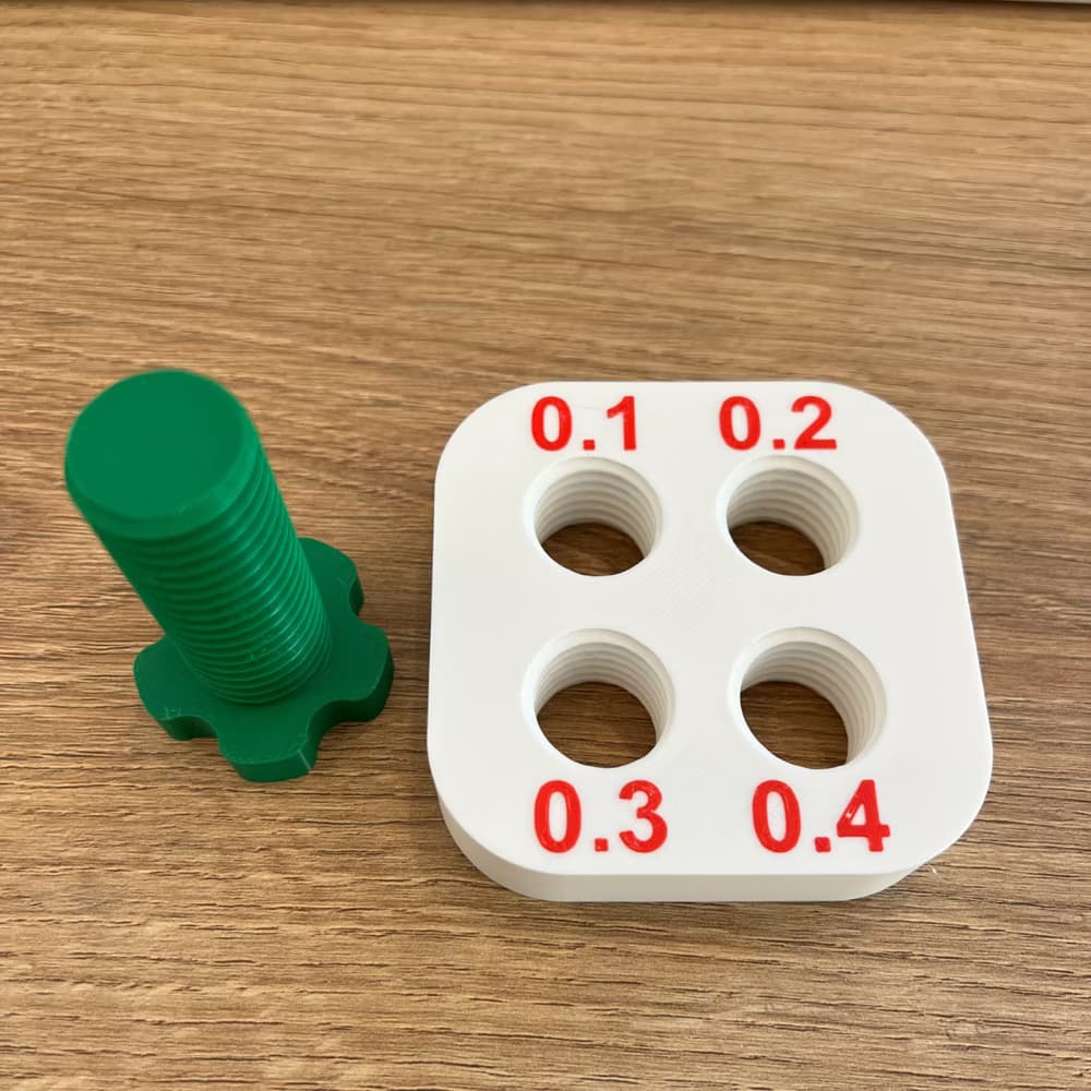 Gewindetester 0,1 bis 0,4 mm Vorschau