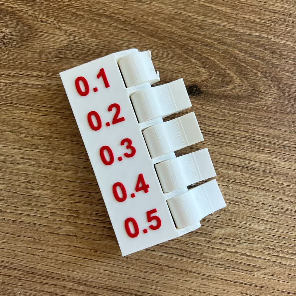 Horizontaler Toleranztester Vorschau